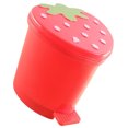 thumbnail image 3 of Shisuyan Cartoon Strawberry Trash Can Mini Trash Can Plastic Cute Desktop Trash Can Room Decor, 3 of 9