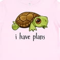 thumbnail image 4 of Inktastic Baby Turtle Plans Cute Boys or Girls Baby T-Shirt, 4 of 5