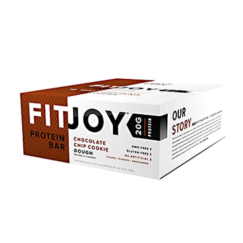 Cellucor FitJoy Bar Cookie Dough 12- 2.11 oz Bars by