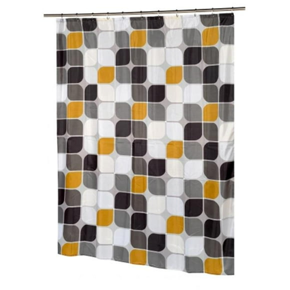 "Metro" Stall Size Fabric Shower Curtain