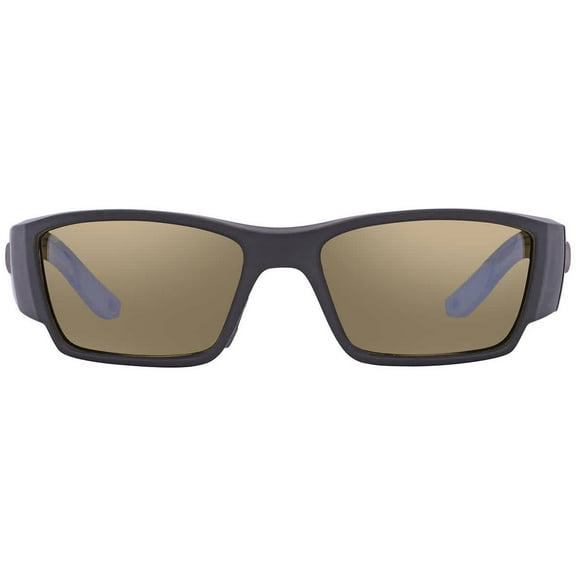 Costa Del Mar Corbina Pro Sunrise Silver Mirror Polarized Glass Wrap Men's Sunglasses 6S9109 910905 61