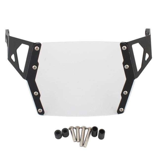 Protector de delanteros de motocicleta DYNWAVEMX Rejilla de faro delantero Premium Transparente