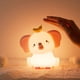 thumbnail image 5 of Bonita luz nocturna de silicona con forma de elefante | Recargable por USB y control táctil | Lámpara de protección ocular para dormitorio infantil y lactancia, 5 of 6