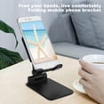 thumbnail image 3 of Ccdes Aluminium Alloy Adjustable Height Angle Folding Desktop Stand Hands Free Comfortable Life Mobile Phone Table Bracket,Desktop Mobile Phone Bracket,Folding Desktop Stand, 3 of 8