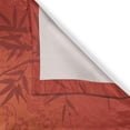 thumbnail image 3 of Ambesonne Chinese Kitchen Curtains, Traditional Nature Art, 55"x39", Pale Orange Burgundy, 3 of 3