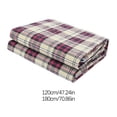 thumbnail image 4 of Tapis d'Incontinence Lavable Réutilisable 4 Couches TPU Imperméable Matelas à Langer Pliable Antidérapant Khaki Plaid2, 4 of 9