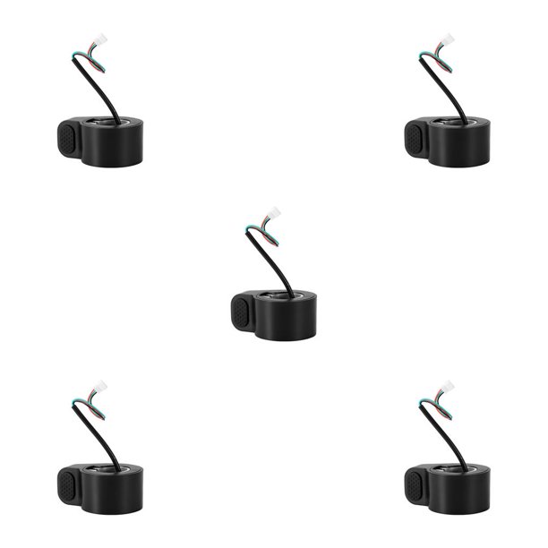 Greeniant Acelerador de Control de velocidad de patinete, repuesto de gatillo de acelerador de esfera de plástico para M365, acelerador Negro 5piezas