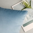 thumbnail image 2 of Ashler Soft Velvet Throw Pillow Cushion Home Decorative, Light blue, 20 x 20 inch, 2 Packs, 2 of 4