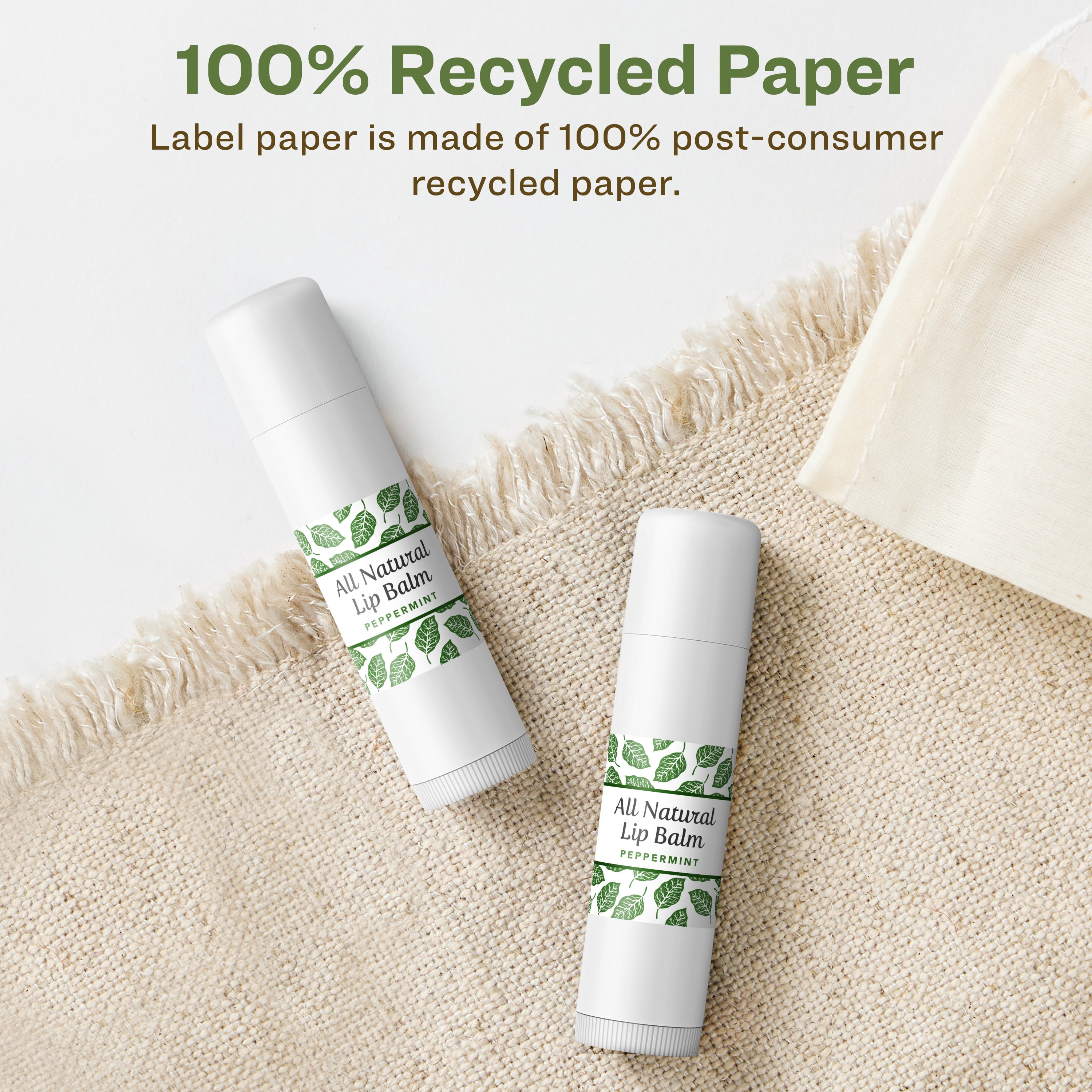 Avery EcoFriendly Square Labels, 1" x 1", 2,400ct