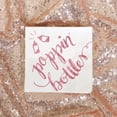 thumbnail image 3 of ForYourParty.Com Poppin' Bottles Party Napkins - White and Pink, 3 of 3