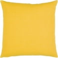 thumbnail image 3 of Surya Lachen LHN-025 20 x 20" Square Cotton Pillow Cover in Saffron Yellow/Cream, 3 of 4