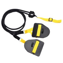 Swimming Resistance Band with Hand Paddles, Stretch Cord, Fitness Bands for Swimming, Training Equipment, Arm Strength Exercise, Powercord - Including Exercises - Multiple Colour