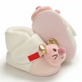 thumbnail image 5 of Kogui Toddler Boy Slippers Toddler Kids Slippers Cute Animal Cartoon Shoes Girls Boys Warm Fleece Winter Household Slippers Size 11 (Light Pink,Little Kids 11), 5 of 9