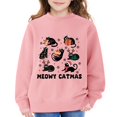 thumbnail image 3 of CPNG Girls and Boys Christmas Sweatshirt Cute Printed Crewneck Long Sleeve Pullover Sweatshirts Casual Daily Pullover Top, 3 of 5