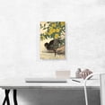 thumbnail image 2 of ARTCANVAS Cormorant And Kerria Rose 1891 Canvas Art Print by Imao Keinen - Size: 18" x 12" (0.75" Deep), 2 of 9