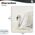 thumbnail image 4 of Stupell Industries Transitional White Swan in Repose Canvas Art, 16 x 20, by Sara Baker, 4 of 8