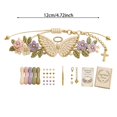 thumbnail image 6 of Crochet Bracelet DIY Kit with Beads,Beginner Yarn Craft with Step-by-Step Tutorial for Women Craft Lover, 6 of 6