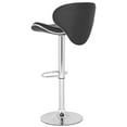 thumbnail image 6 of SAFAVIEH Shambi Swivel Bar Stool Black, 6 of 6