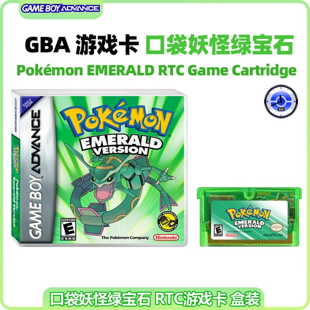GBA RTC Real Clock Game Card Ruby Emerald Sapphire Fire Red Leaf Green Pokémon Series Games