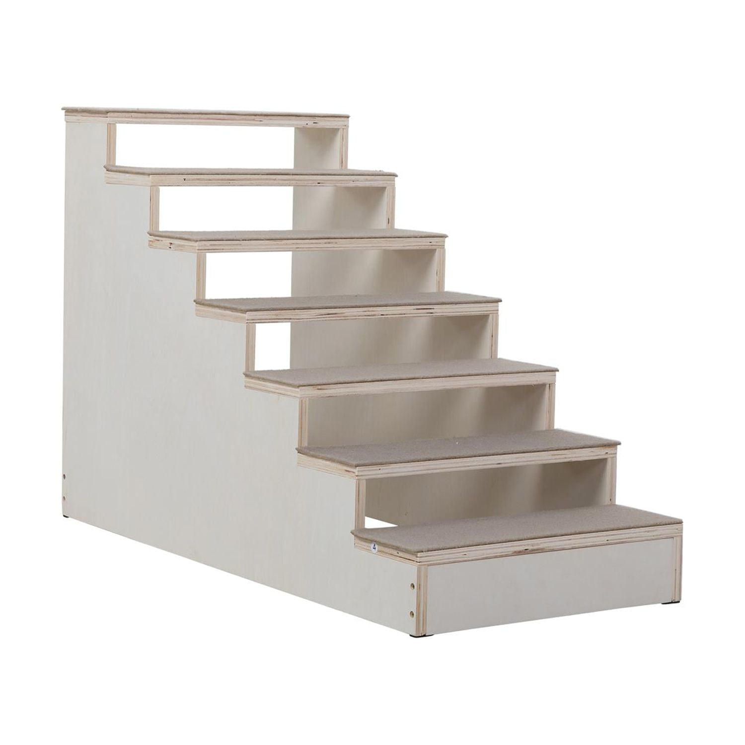 Pefilos 22" Wooden Pet Steps for Small Dogs and Cats, Ramp Stairs for Couch, Sofa, and High Bed Climbing, 7-Step, Natural Pefilos 22" Wooden Pet Steps for Small Dogs and Cats, Ramp Stairs for Couch, Sofa, and High Bed Climbing, 7-Step, Natural
