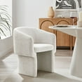 thumbnail image 2 of Verity Chenille Dining Armchair in Ivory, 2 of 10