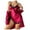 Red, variant on Sleep Dress for Women Women's Satin Nightgown Silk Slip Dress Sleepwear V Neck Negligee Lingerie Short Nightwear Black,L