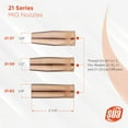 thumbnail image 2 of MIG Nozzle - Replacement for Lincoln/Magnum 100L & Tweco Mini #1 Guns - Size: 5/8" - Model: 21-62 - (2 PACK), 2 of 2