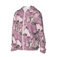 thumbnail image 2 of Fotbe Rose Flowers Men's Women's UPF 50+ Sun Protection Jacket Hooded Cooling Shirt with Pockets Hiking Outdoor Performance-Small, 2 of 9