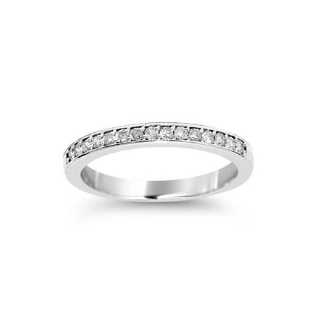 14k Yellow Gold Initial Ring - 1/4ct Diamond Ring in 14k White, Yellow, or Rose Gold