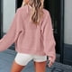 thumbnail image 4 of Puntoco Abrigo Mujer Con Cremallera Cuello Redondo Cárdigan De Punto Suelto Chaqueta De Manga Larga Suéter Chaqueta Liquidación Puntoco Puntoco-1, 4 of 4
