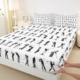 thumbnail image 4 of Erosebridal Golf Ball Games Queen Sheet Sets,Sport Theme Bed Set For Boys Kids 4pcs, 4 of 6
