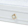 thumbnail image 4 of Baxton Studio Mariana Classic and Traditional White Finished Wood Twin Size Trundle, 4 of 7