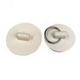 thumbnail image 4 of Tapón de agua de goma blanca, accesorio para el tapón de agua de la cocina, tapón de agua de la bañera, tapa del fregadero, 4 of 5