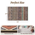 thumbnail image 6 of SIXHOME 5'x8' Tribal Geometric Area Rug Large Indoor Carpet for Living Room Bedroom Dining Room Boho Decor Green, 6 of 6