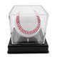 thumbnail image 2 of Vitrina acrílica de béisbol a prueba de polvo con soporte para recuerdo (negro), 2 of 6