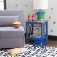 thumbnail image 6 of Linon Dalton Wood End Table in Navy Blue, 6 of 13