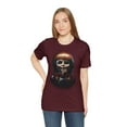 thumbnail image 3 of Halloween Annabelle Face Short Sleeve T-Shirt - Creepy Doll Horror Movie, 3 of 3