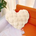 thumbnail image 5 of Chmadoxn Valentine's Day Heart Shaped Pillow, Fluffy Heart Throw Pillows, Decorative Pillow for Sofa Bed, Cute Room Decor Gifts for Women Girls Kids - Decorations for Valentines Day Mothers Day, 5 of 7