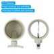 thumbnail image 4 of Uxcell 2" HVAC Duct Manual Volume Damper, 2 Pack PP Adjustment Flame Retardant Airflow Backdraft Damper Control Beige, 4 of 5