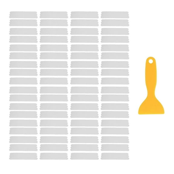 72pcs Transparent Anti-Slip Stair Treads Indoor/Outdoor