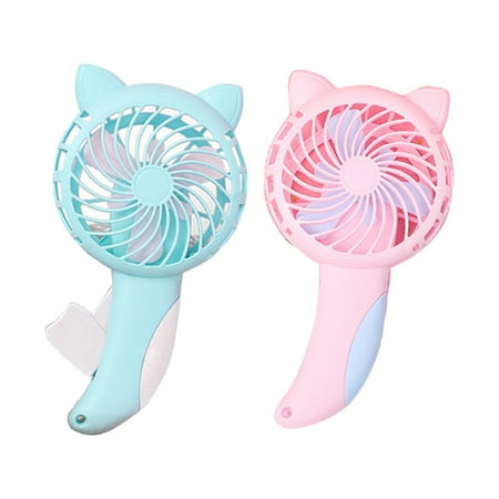 

BESTHUA Manual Press Small Fan | Cute Design Personal Portable Fan | Hand Personal Student Fan Children Hand Press Manual Fan Novelty Toys for Boys and Girls Outdoor