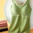 thumbnail image 2 of Sonducket Ropa interior térmica para niña, chaleco básico de fibra acrílica grueso de alta elasticidad para mantener el calor, accesorio para Camisetas sin mangas Rosa L, 2 of 6