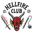 thumbnail image 2 of Netflix Girl's Stranger Things Welcome to the Hellfire Club Graphic T-Shirt, 2 of 4
