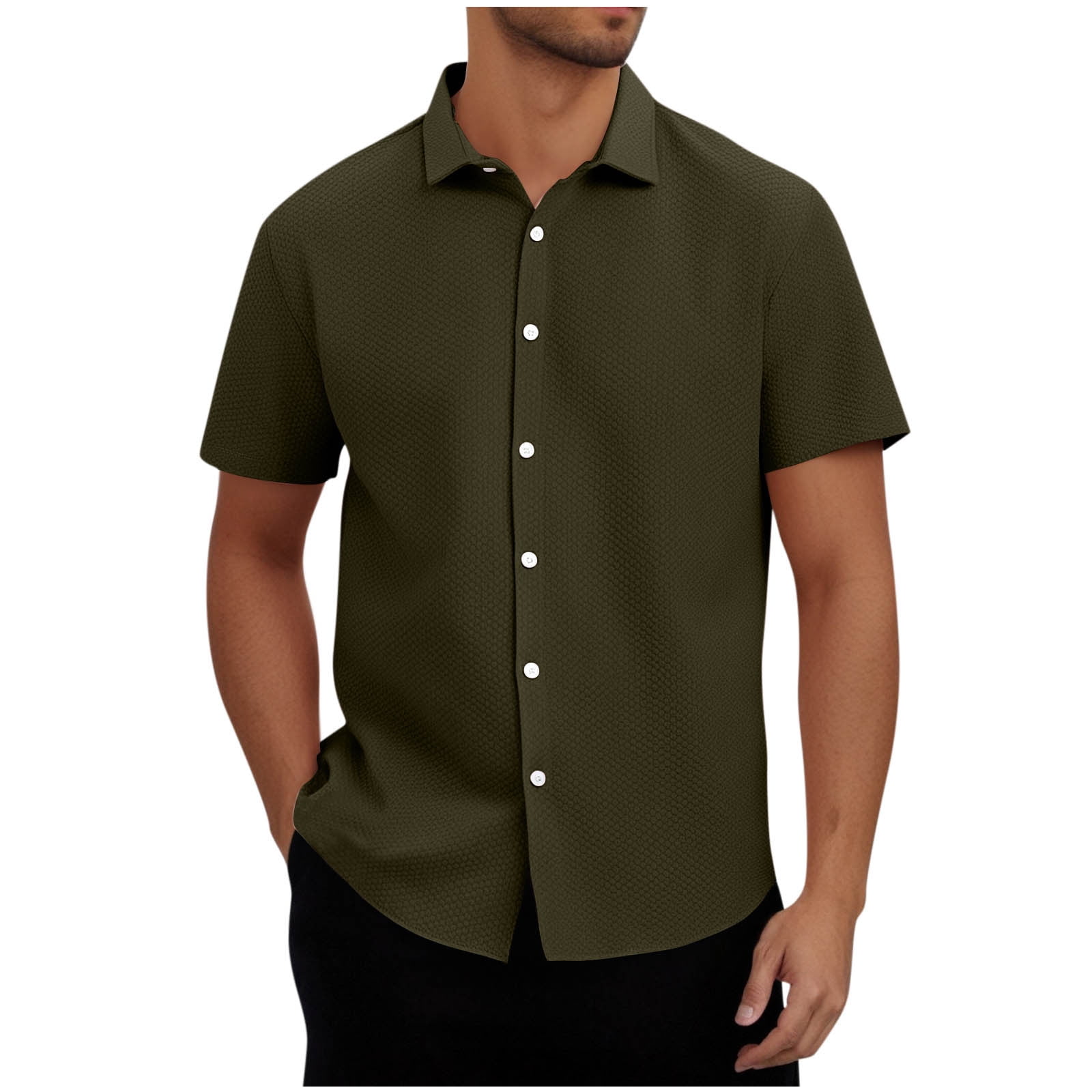 Chemise Levi's Décontractée à Manches Courtes - Taille S - Bleu - Coton/polyester - Occasion Bon état