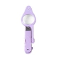 thumbnail image 2 of Led Light Magnifying Nail Clipper, Purple - Extra Large Nail Clipper with Magnifying Glass, Stainless Steel Trimmer for Elderly & Children, Nail Clippers Easter Mother'S Day Nail Makeup Organizers, 2 of 6