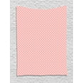 thumbnail image 1 of Pink Polka Dots Tapestry, Spots Repeating Cute and Plain Pattern Concept Pastel Background, Wall Hanging for Bedroom Living Room Dorm Decor, 40"W X 60"L, Pale Pink and Rose, by Ambesonne, 1 of 2