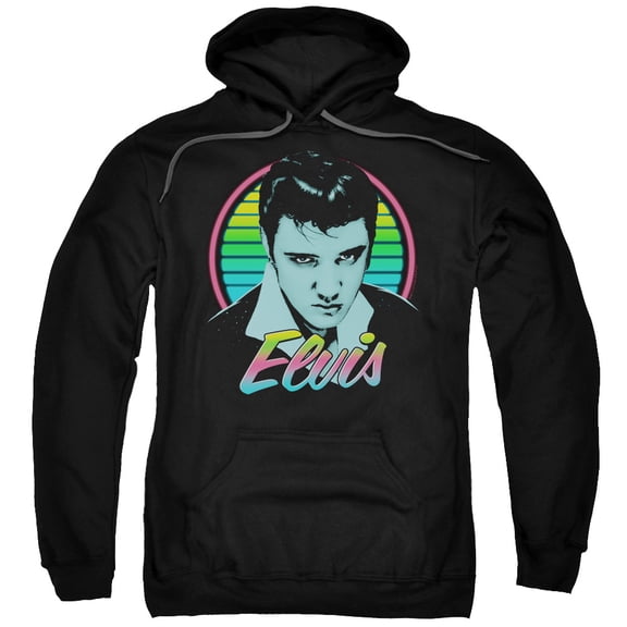Elvis Presley - Neon King - Pull-Over Hoodie - Small