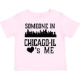 thumbnail image 3 of Inktastic Chicago Illinois Someone Loves Me Skyline Boys or Girls Toddler T-Shirt, 3 of 5