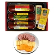 WISCONSIN'S BEST & WISCONSIN CHEESE COMPANY - 100% Wisconsin Cheese and Sausage Sampler Gift Basket -Birthday Gift , Christmas Gift Giving, Business Gifts, Charcuterie Gifts & Entertaining!
