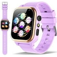 thumbnail image 2 of Hwkond Smart Watch For Kids, Smart Watches Boys Girls Children's Smart Watch 14 Puzzle Game Cameras 1.44 Inch IPS HD Color Touched Screen(Purple), 2 of 3